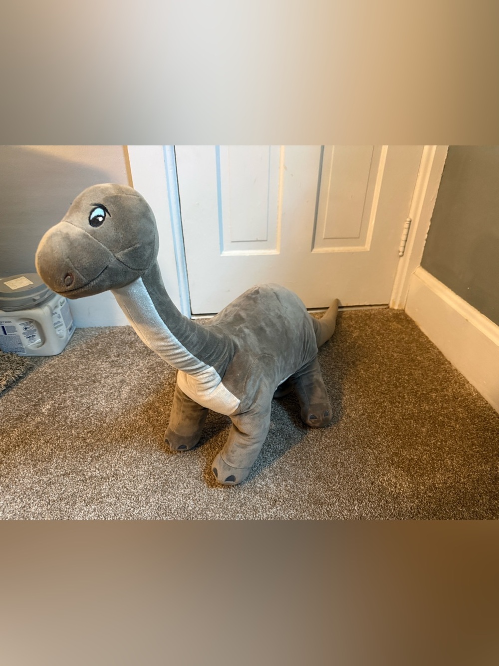 IKEA JATTELIK BRONTOSAURUS Soft Stuffed Animal 22" Toy Dinosaur Plush